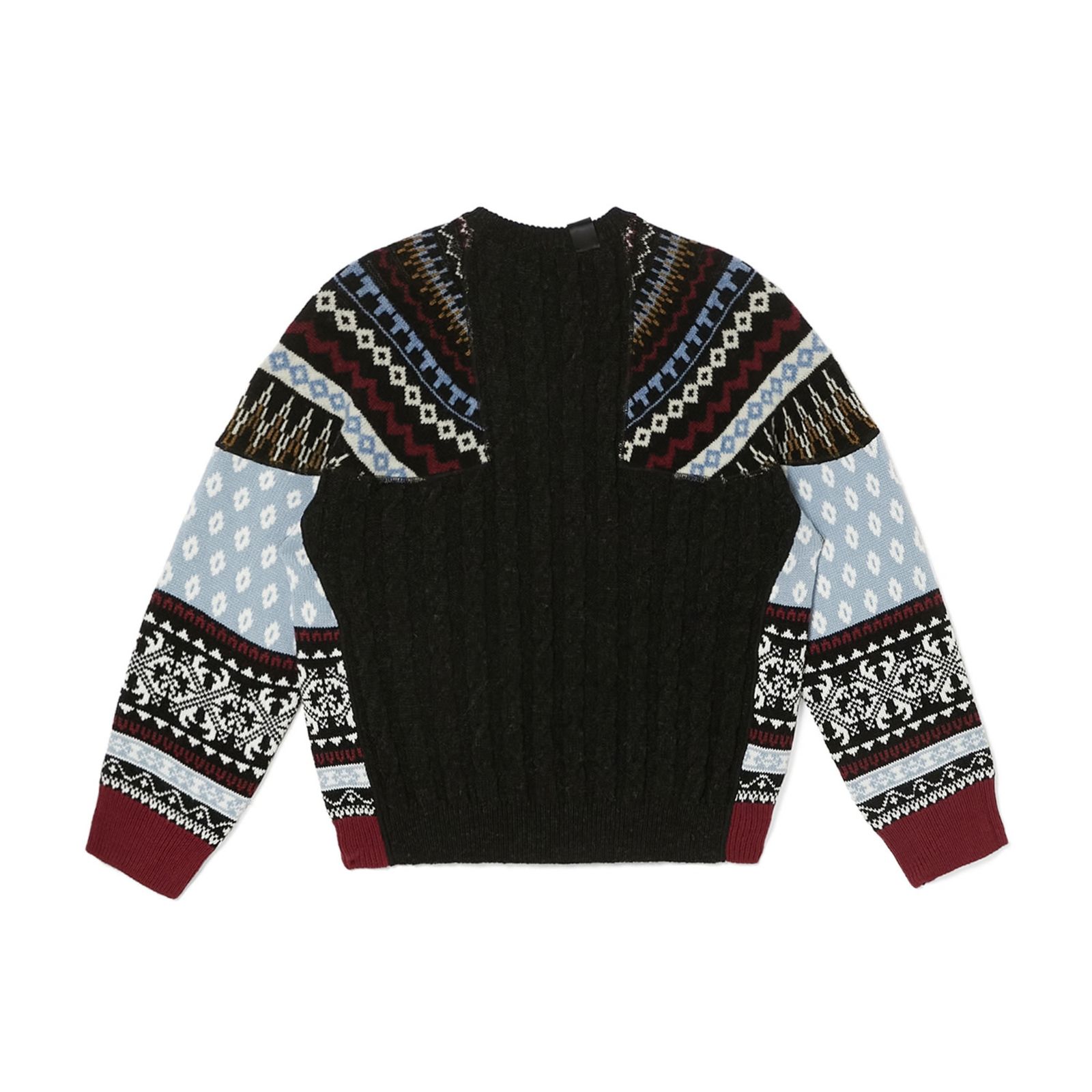 NORDIC PATTERN KNIT （CHARCOAL / チャコール） ノルディック ニット｜2262-KT20-030