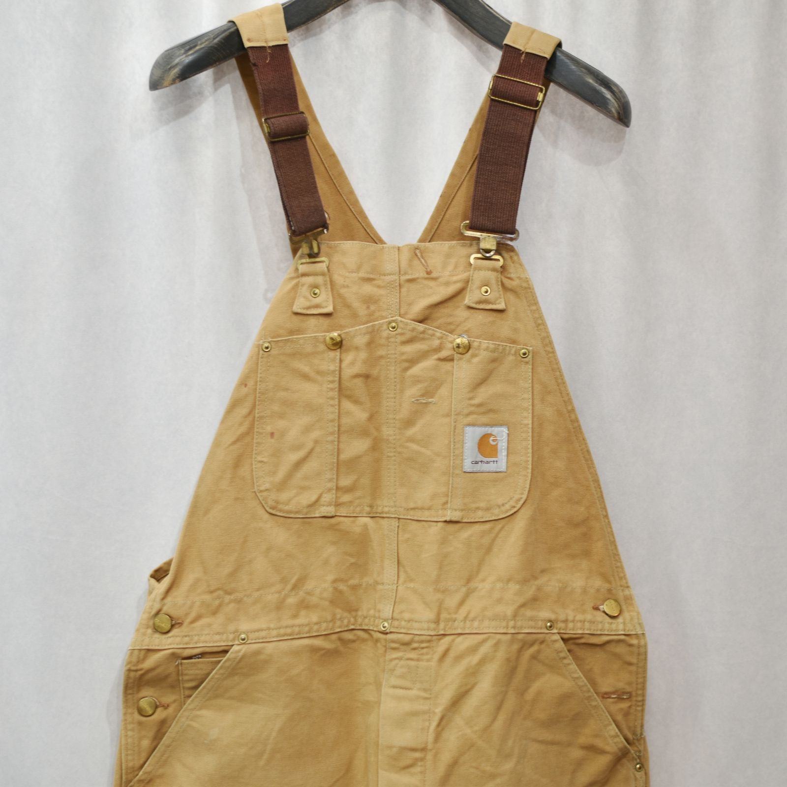 古着｜Carhartt カーハート ダブルニー ダック オーバーオール / w36相当