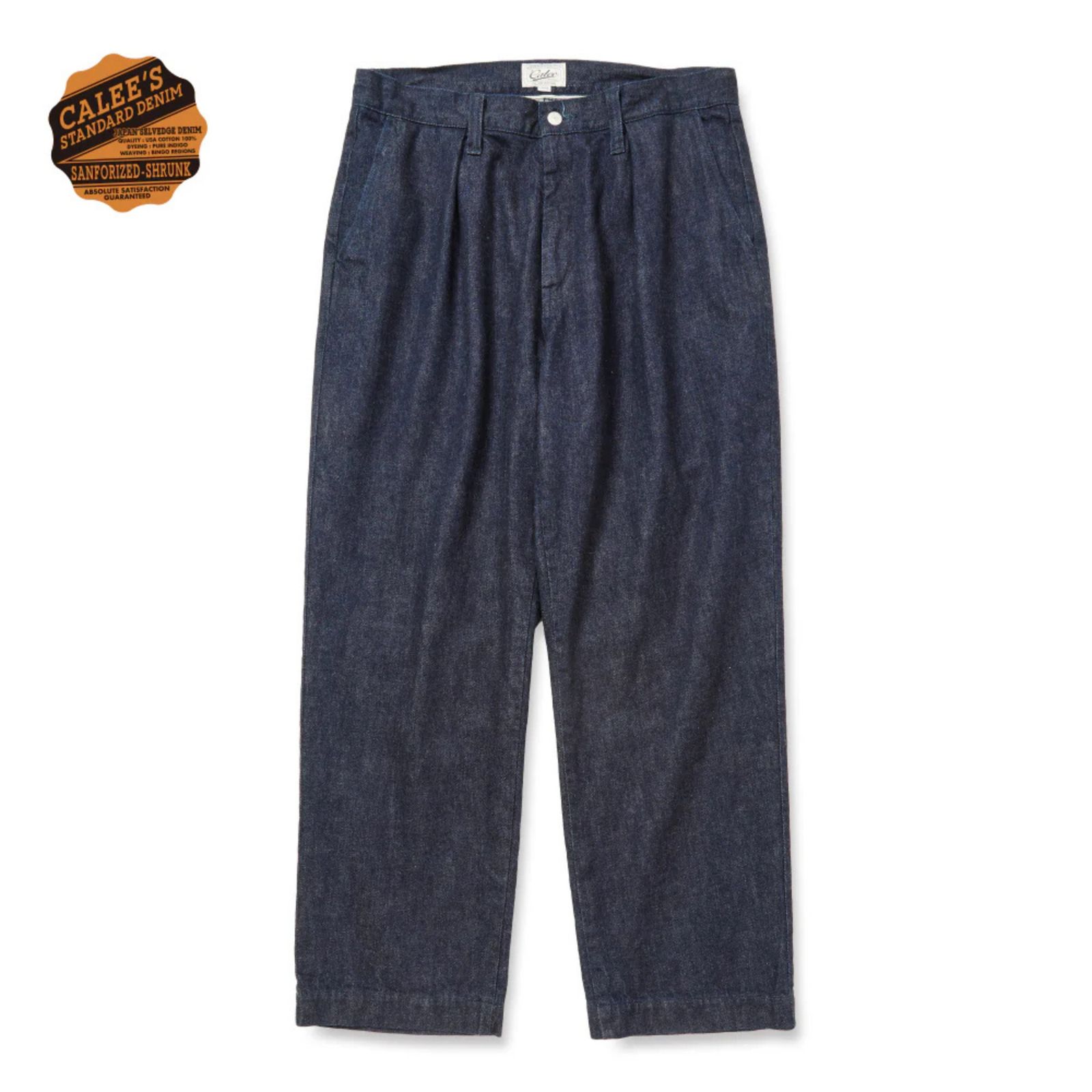 VINTAGE REPRODUCT DENIM TUCK TROUSERS (INDIGO)｜デニムタックパンツ｜CL-25AW010