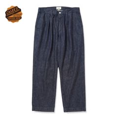 VINTAGE REPRODUCT DENIM TUCK TROUSERS (INDIGO)｜デニムタックパンツ｜CL-25AW010