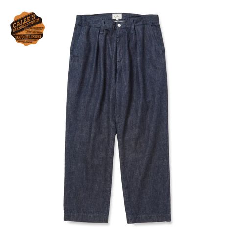 VINTAGE REPRODUCT DENIM TUCK TROUSERS (INDIGO)｜デニムタックパンツ｜CL-25AW010