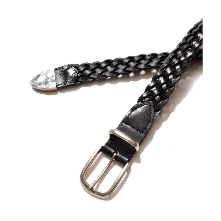 MINEDENIM - Leather Mesh Belt (BLK) レザーメッシュベルト MINEDENIM - Leather Mesh Belt (BLK) レザーメッシュベルト
