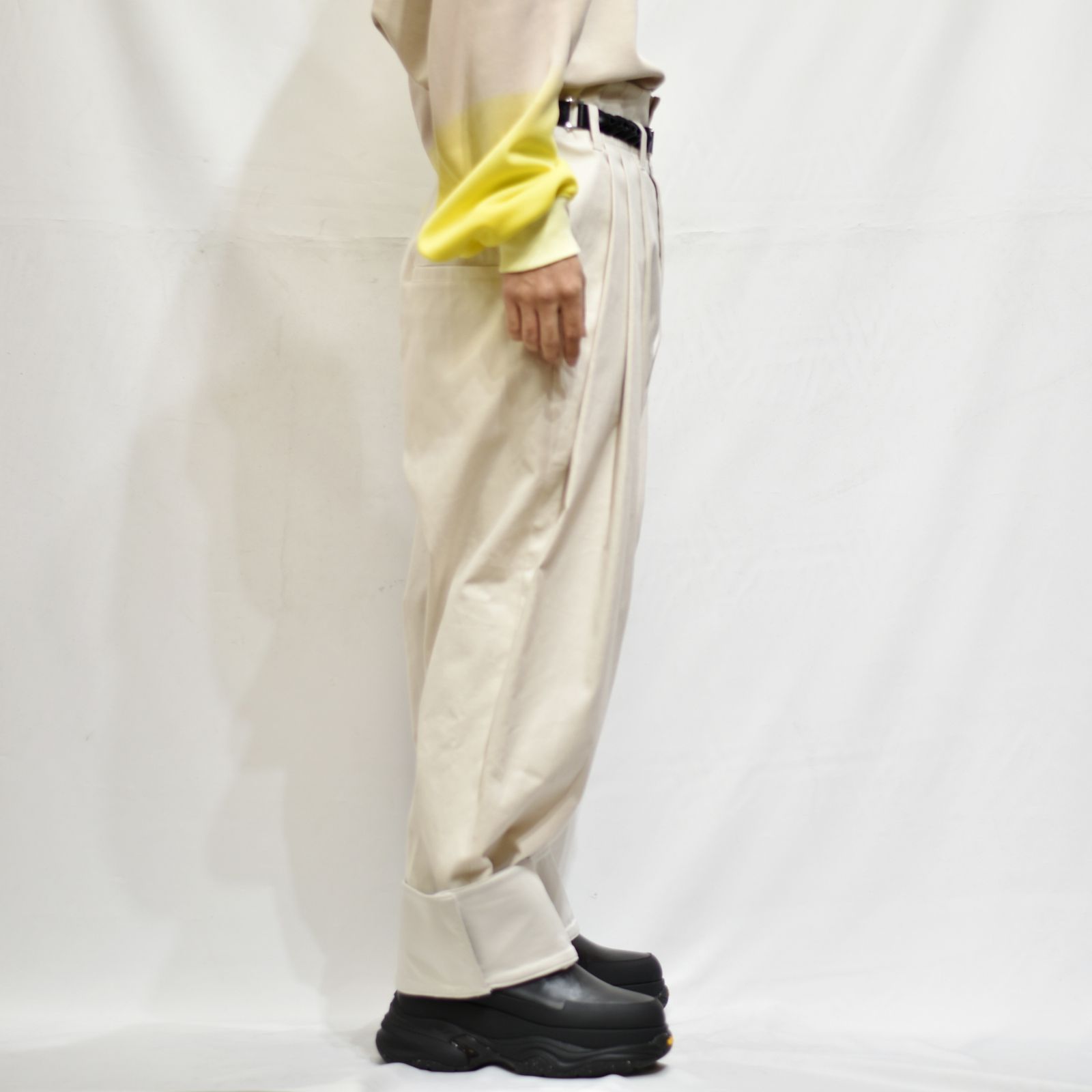 3タックハイウェストバギーパンツ / LB22AW-PT03-KT (BALM)
