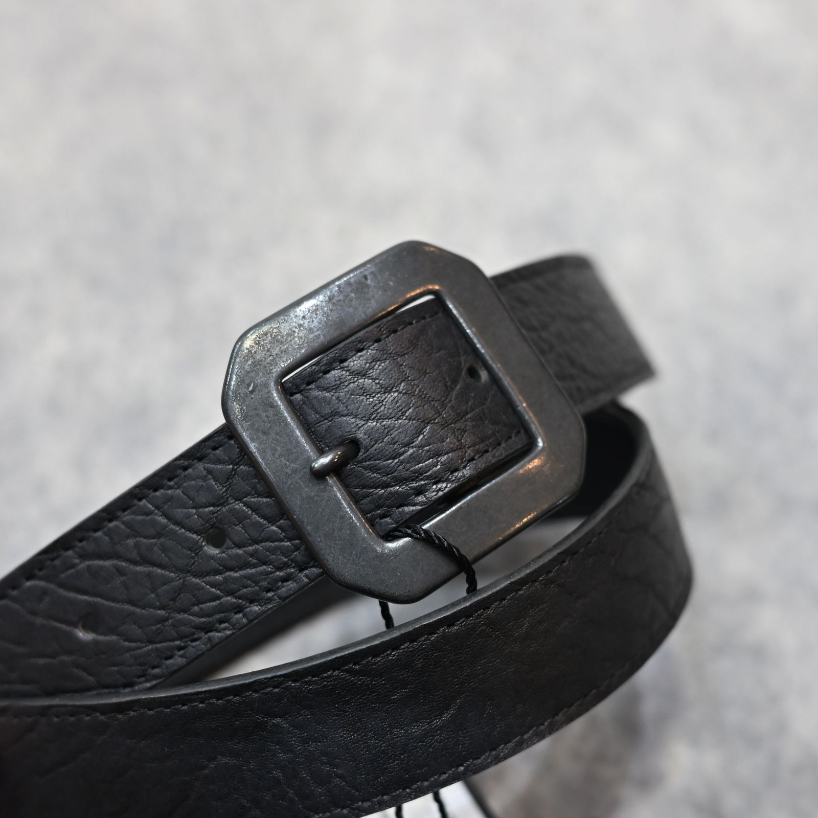 MARYAM "ホースバットヒートシュリンク 35mmベルト （BLACK / ブラック） 891-05