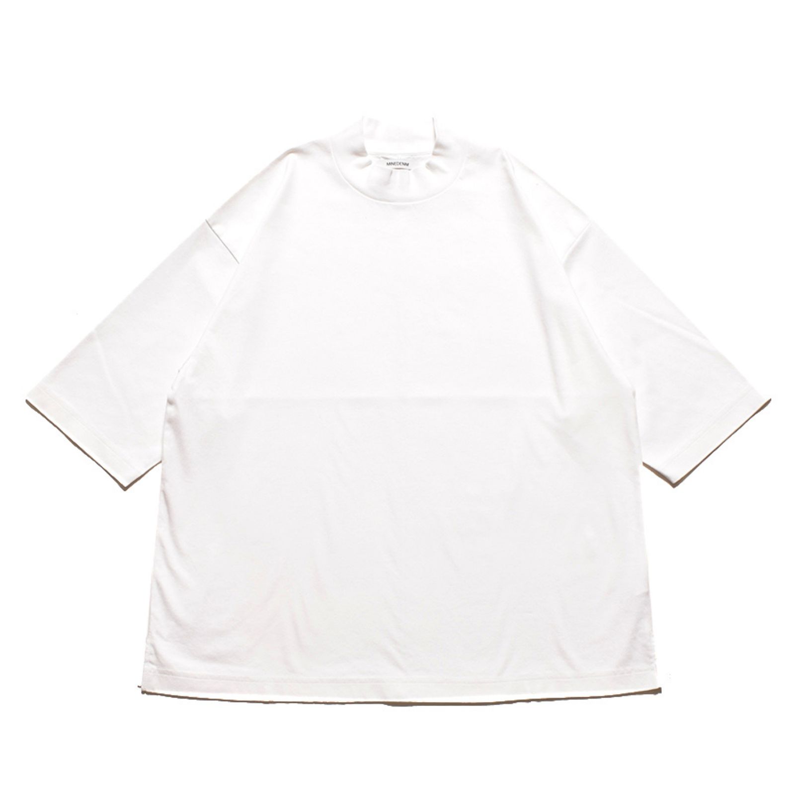 Smooth Mockneck T-SH （WHT） / モックネック Tシャツ （ホワイト）