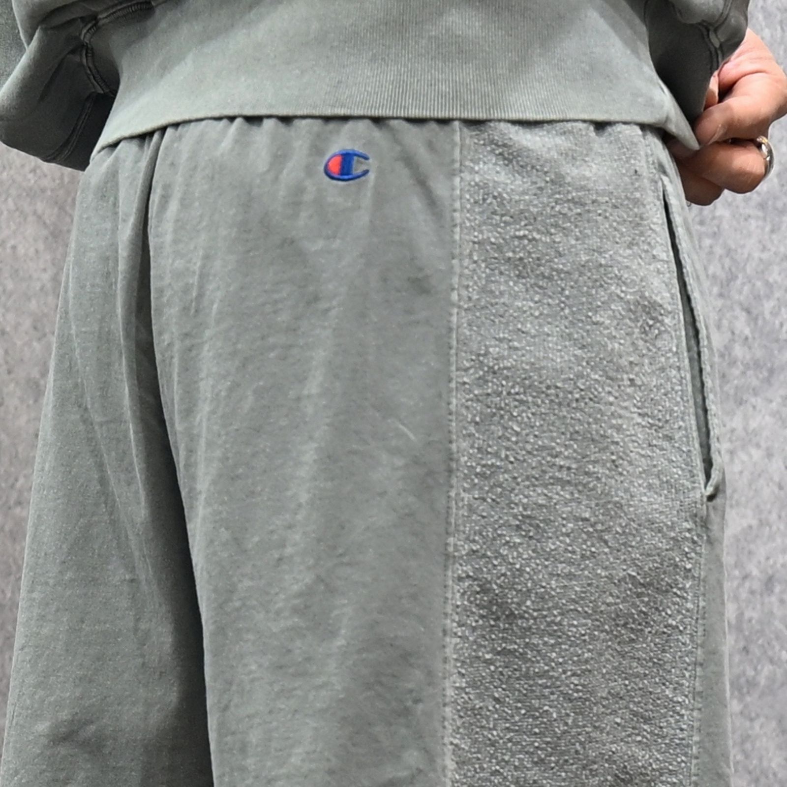 N.HOOLYWOOD × Champion｜HALF PANTS （GRAY / グレー）｜ハーフパンツ｜C8-D513