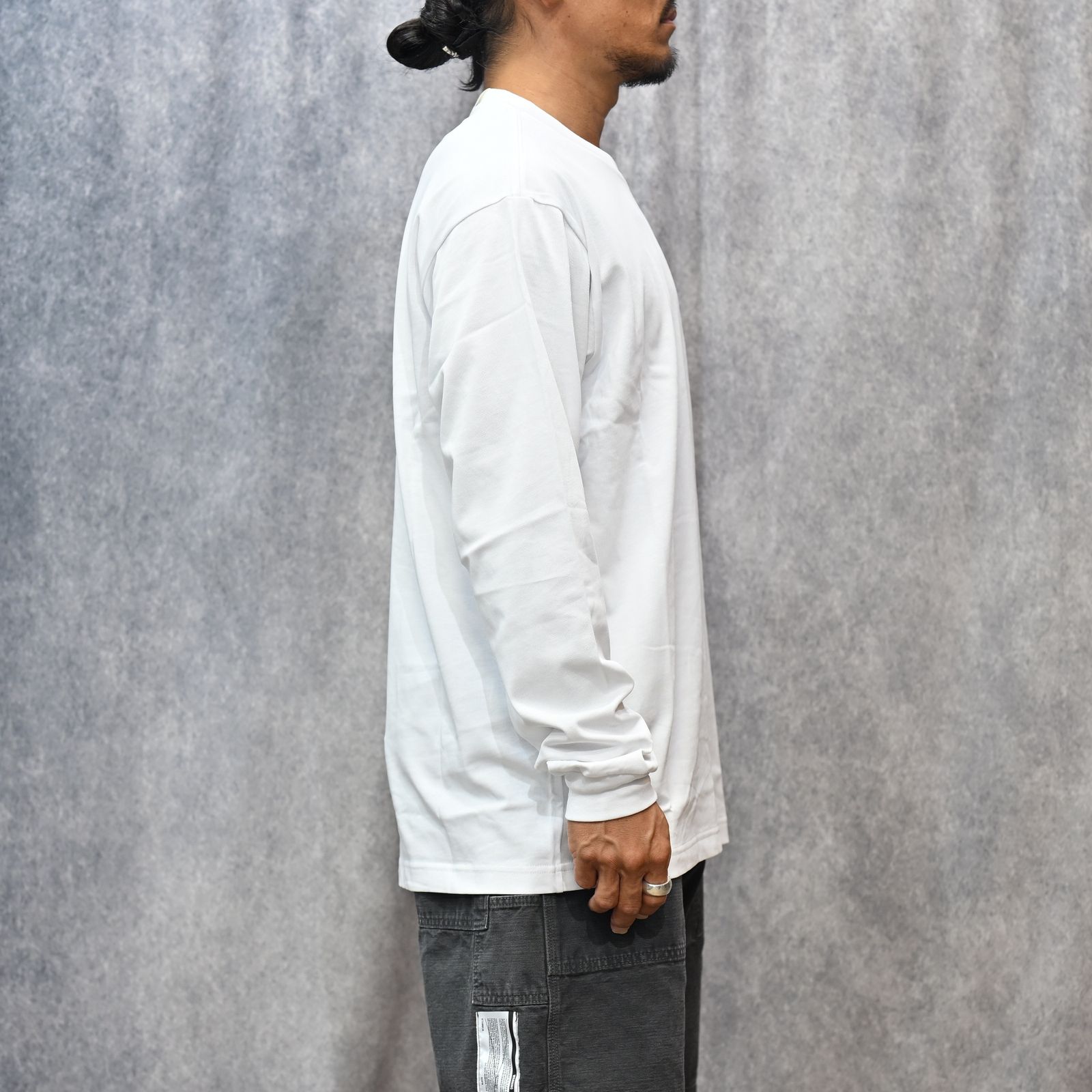 EXCHANGE SERVICE LONG SLEEVE （WHITE） /  ロングスリーブ Tシャツ （ホワイト） 9252-CS82
