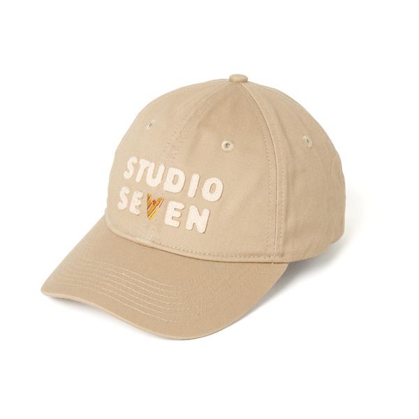 V Flower Logo Cap （BEIGE） / フラワーロゴ キャップ （ベージュ）