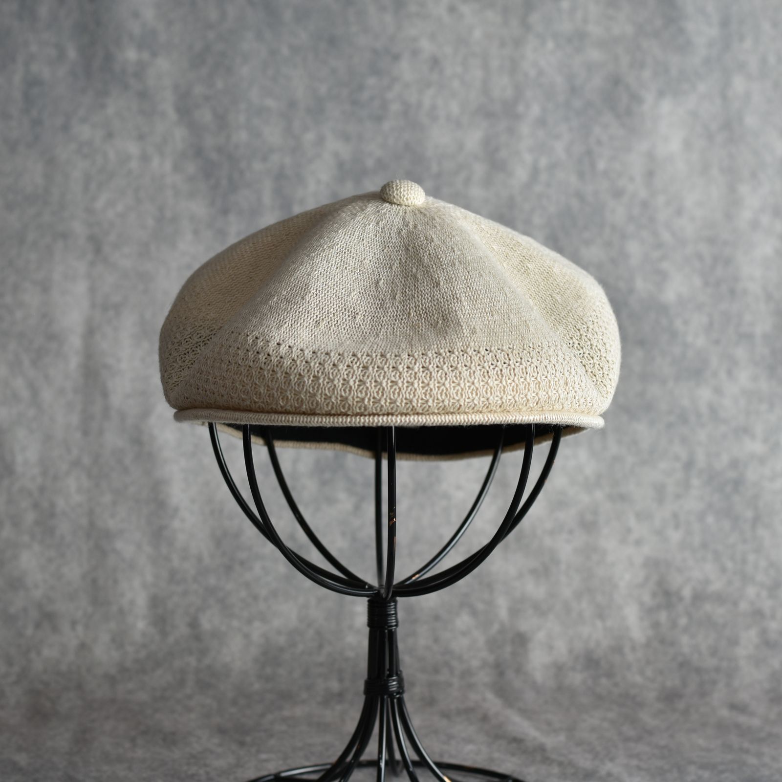 Linen Hunthing Cap "GENTLEMAN" (IVORY) / リネン ハンチング帽