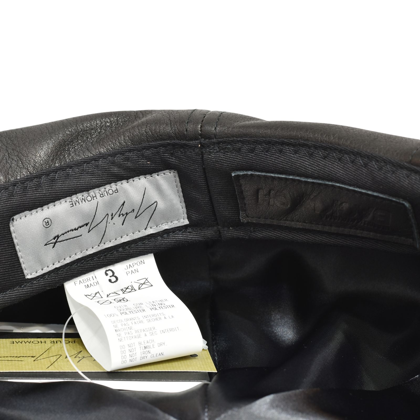 × ISAMU KATAYAMA BACKLASH｜FURNITURE LEATHER CASQUETTE （BLACK）｜ファニチャーレザー キャスケット｜HW-H15-786