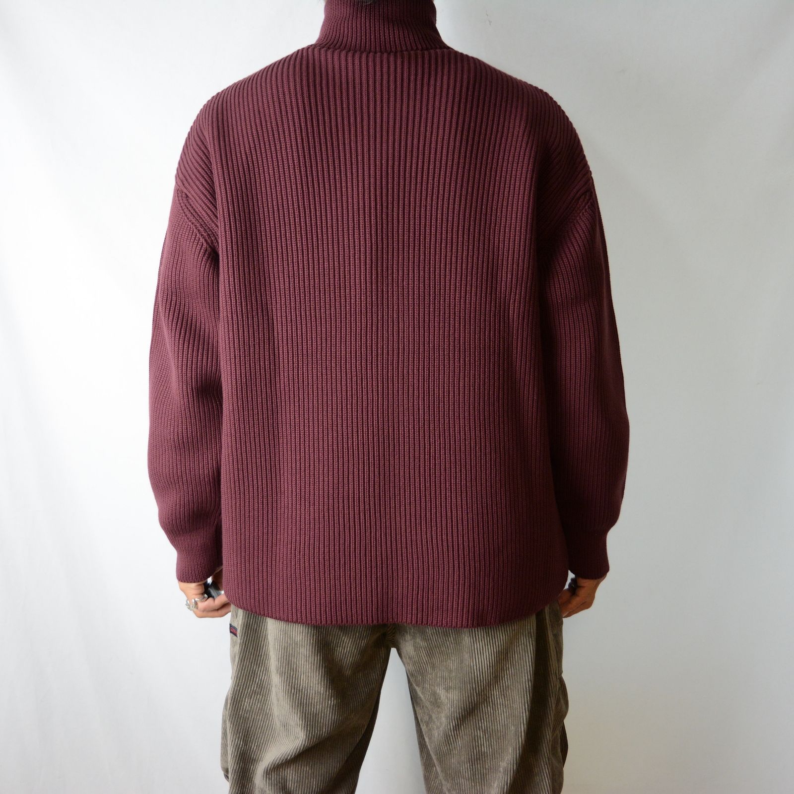 N.HOOLYWOOD - DRIVERS KNIT （CHARCOAL） / ドライバーズ ニット