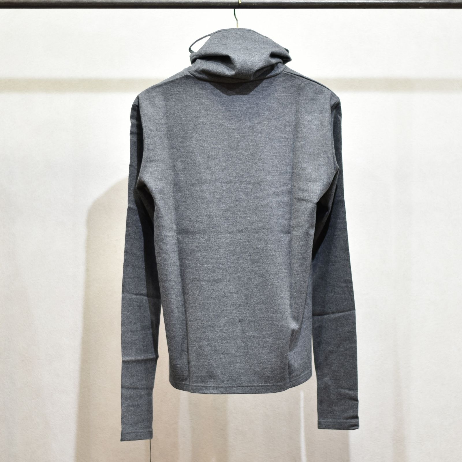 WOOL JERSEY COWL NECK TOP"