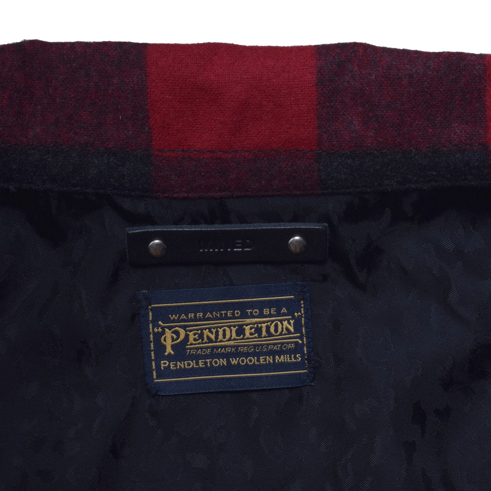 PENDLETON W.Plaid Zipup Work JKT （RPT）｜ペンドルトン ジップアップ ワークジャケット｜MND-PDL801