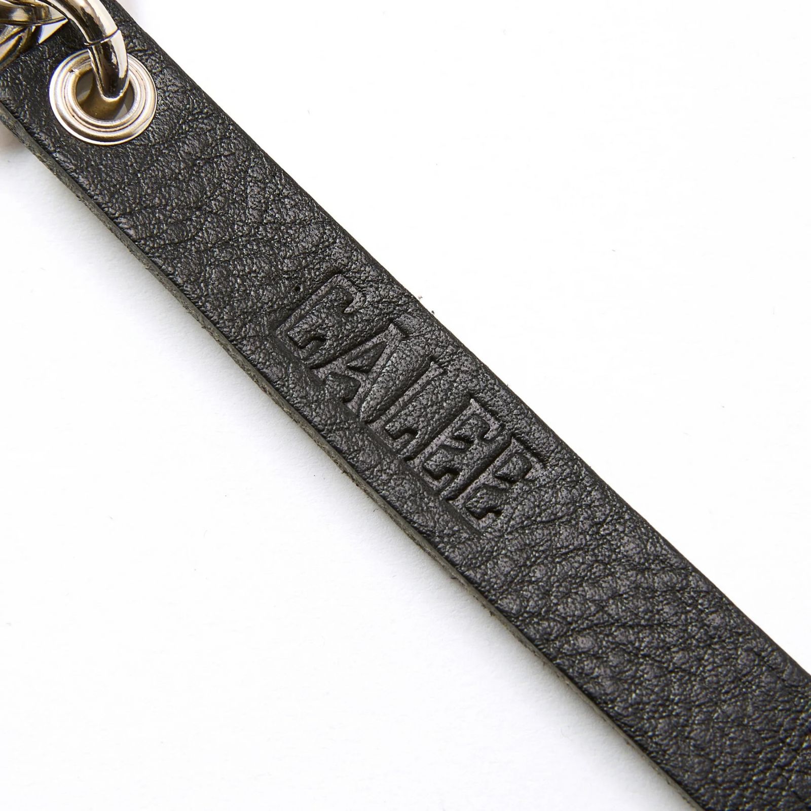 STUDS LEATHER LONG KEY RING (BLACK)｜スタッズ レザー ロング キーリング キーホルダー｜CL-26AWLE007EX