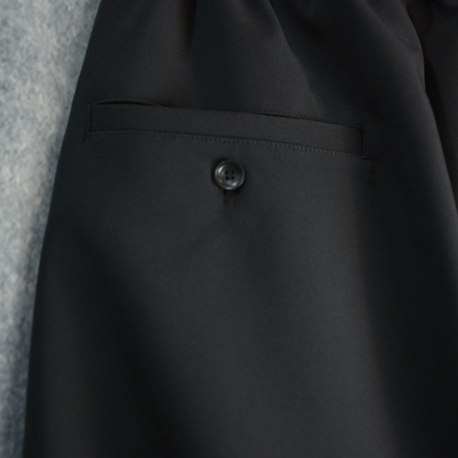 ポリエステルストレッチ イージショーツ (BLACK)