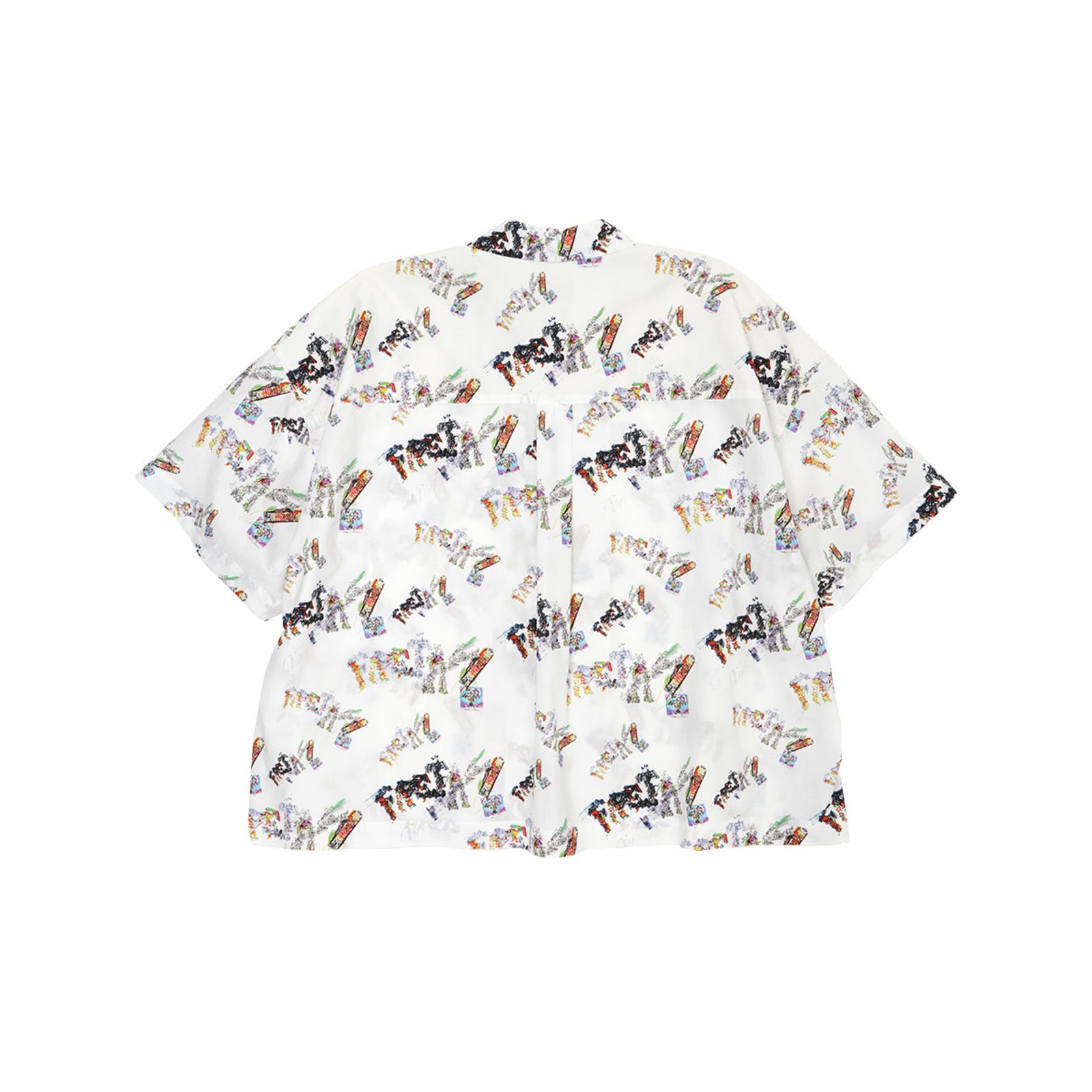 BIG SHORT SLEEVE SHIRT (MULTI) / ビッグシルエット 半袖シャツ