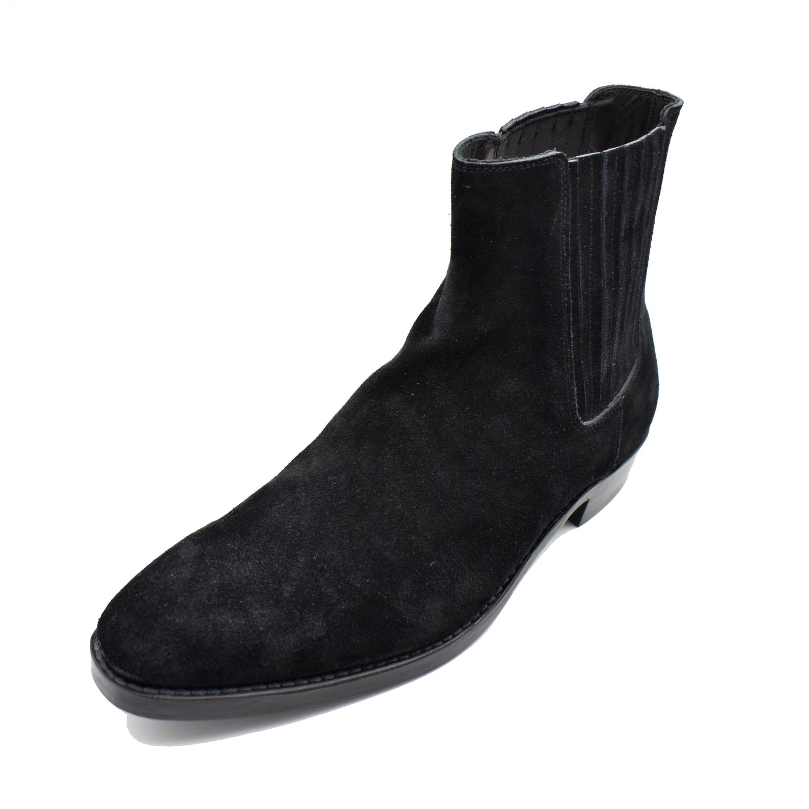 Suede Leather Western Side Gore Boots (BLK)  /  スエード ウエスタン ブーツ （ブラック） MGK-007