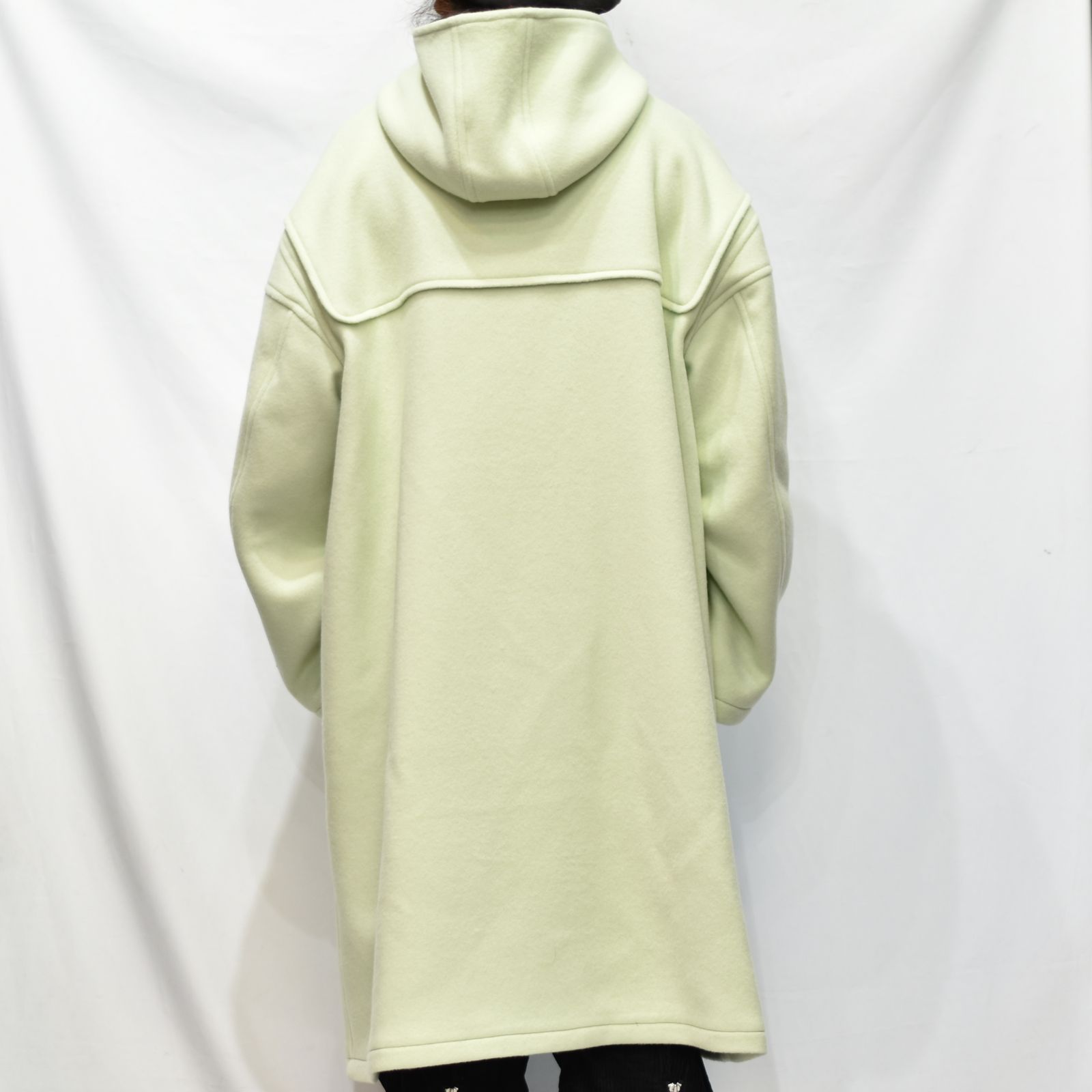 el conductorH - WOOL MELTON HEART DUFFLE COAT (MINT) / ウール