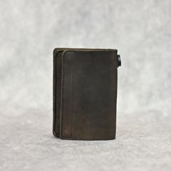 ジャパンショルダー製品染め スモールトラッカーウォレット （KHAKI）｜318-37