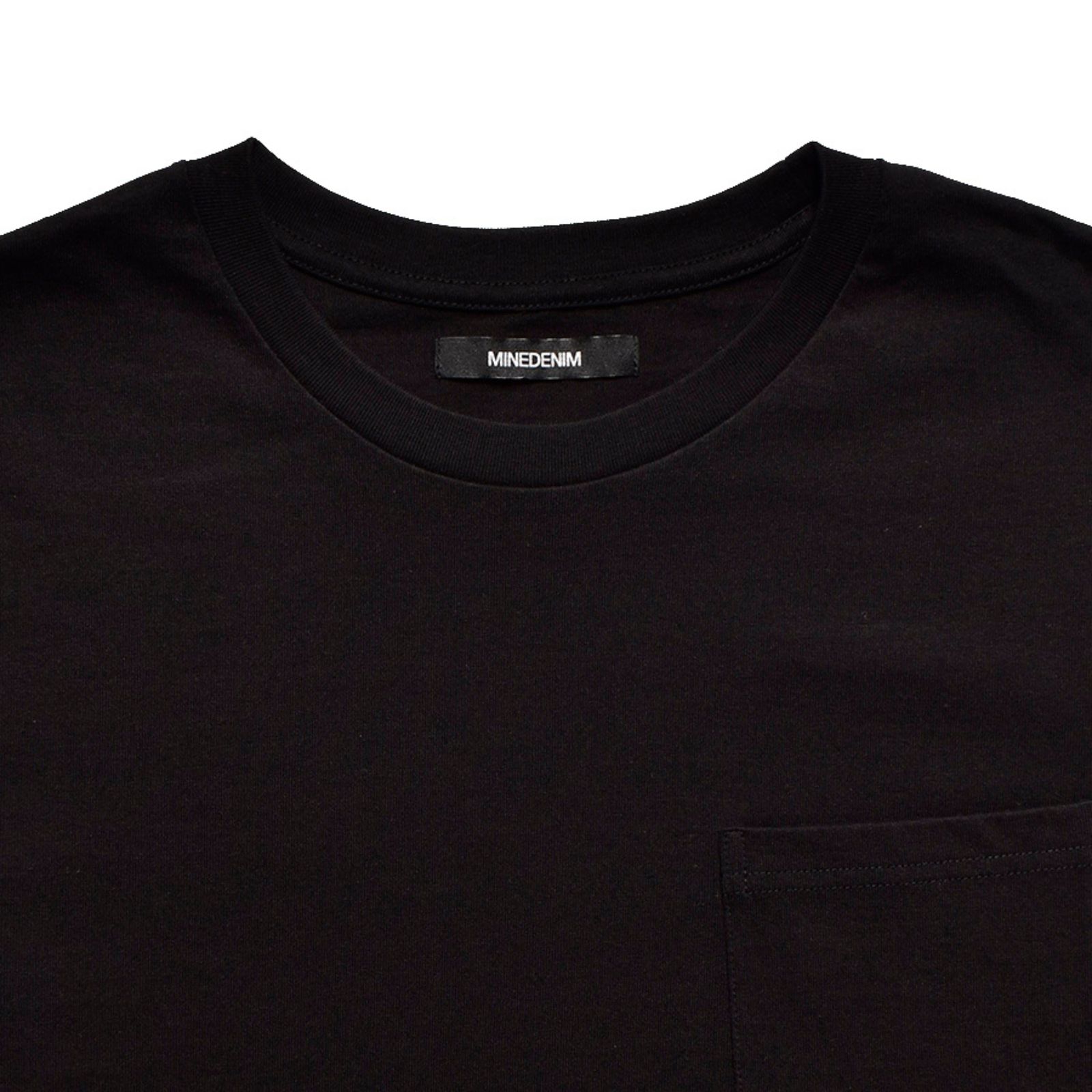 Standard Crewneck T-SH （BLK） / ポケット Tシャツ （ブラック） STC-401