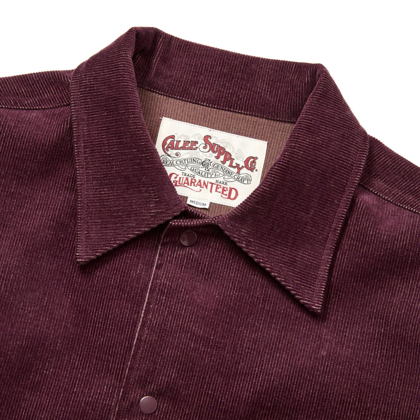 14W T/C CORDUROY SHIRT JACKET (BURGUNDY)｜コーデュロイ シャツジャケット｜CL-25AW008