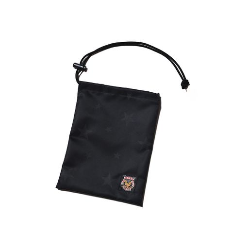 Allover star pattern MA-1 nylon purse (Black) / 星総柄 MA-1ナイロン パースバッグ
