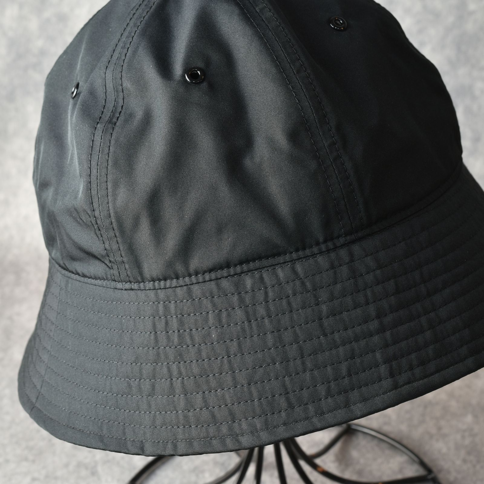 Limonta Twill Bowler Bucket "OLDBOY" (BLACK) / ボーラータイプ バケットハット