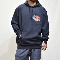 CUTRATE NS LOGO L/S PULLOVER PARKA  (NAVY)
