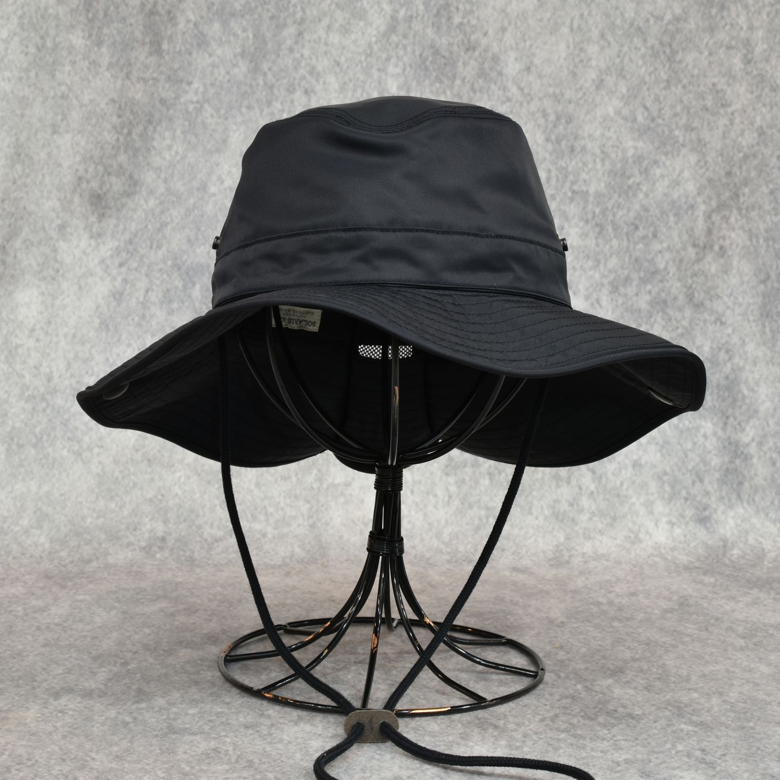 French Boonie Hat "FROGMAN" (BLACK)｜ブーニーハット｜Y01017