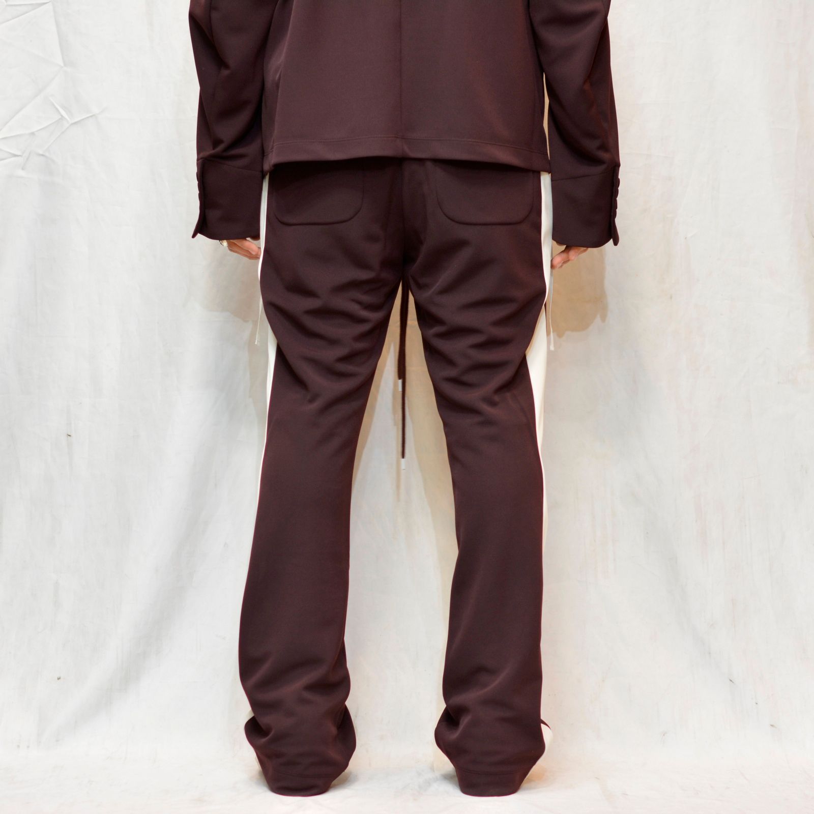 "FLARED JERSEY PANTS