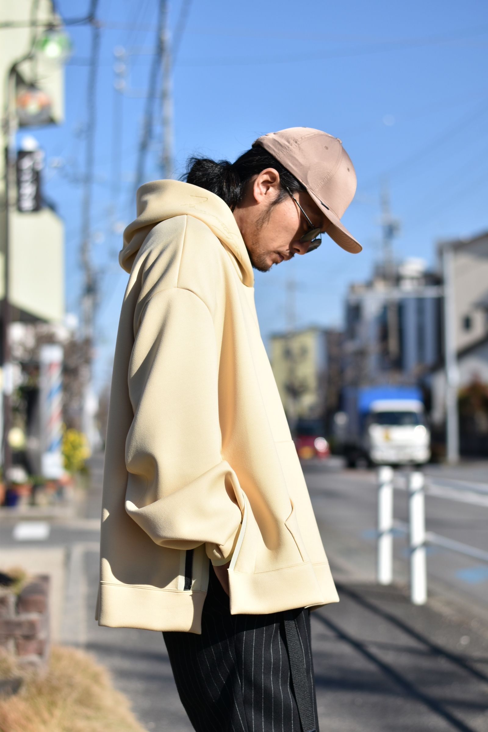 ジップベント フーディ / LB22SS-PK01-NM (PALE YELLOW)