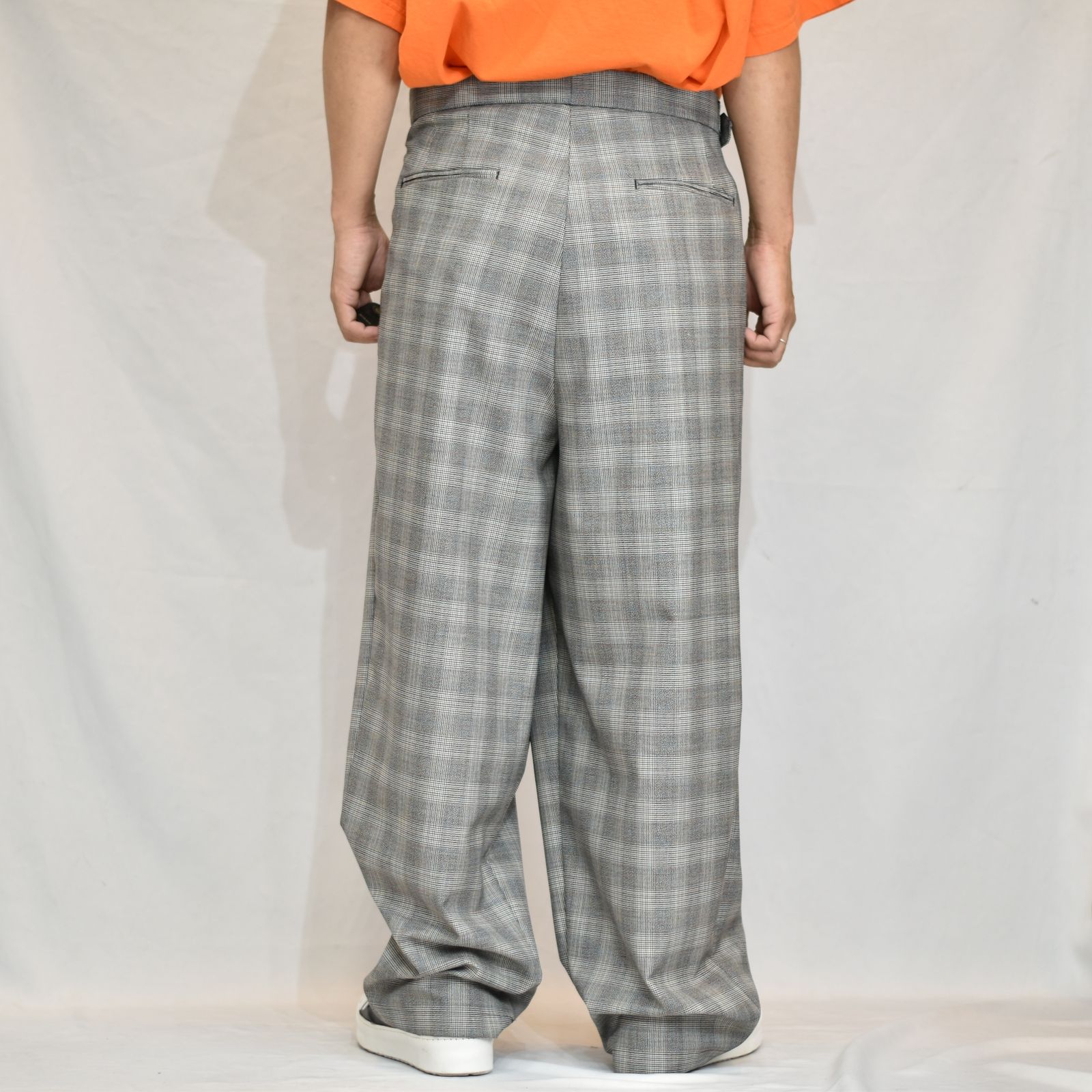 FACETASM - CHECK WRAP PANTS (GRAY CHECK) / チェック ラップパンツ | chord online store