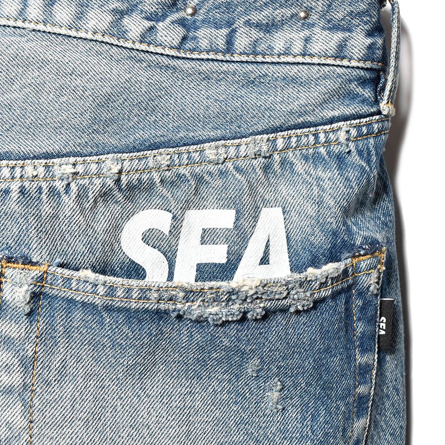 WIND AND SEA×MINEDENIM L.Straight 5pocket USS （USS / インディゴ）