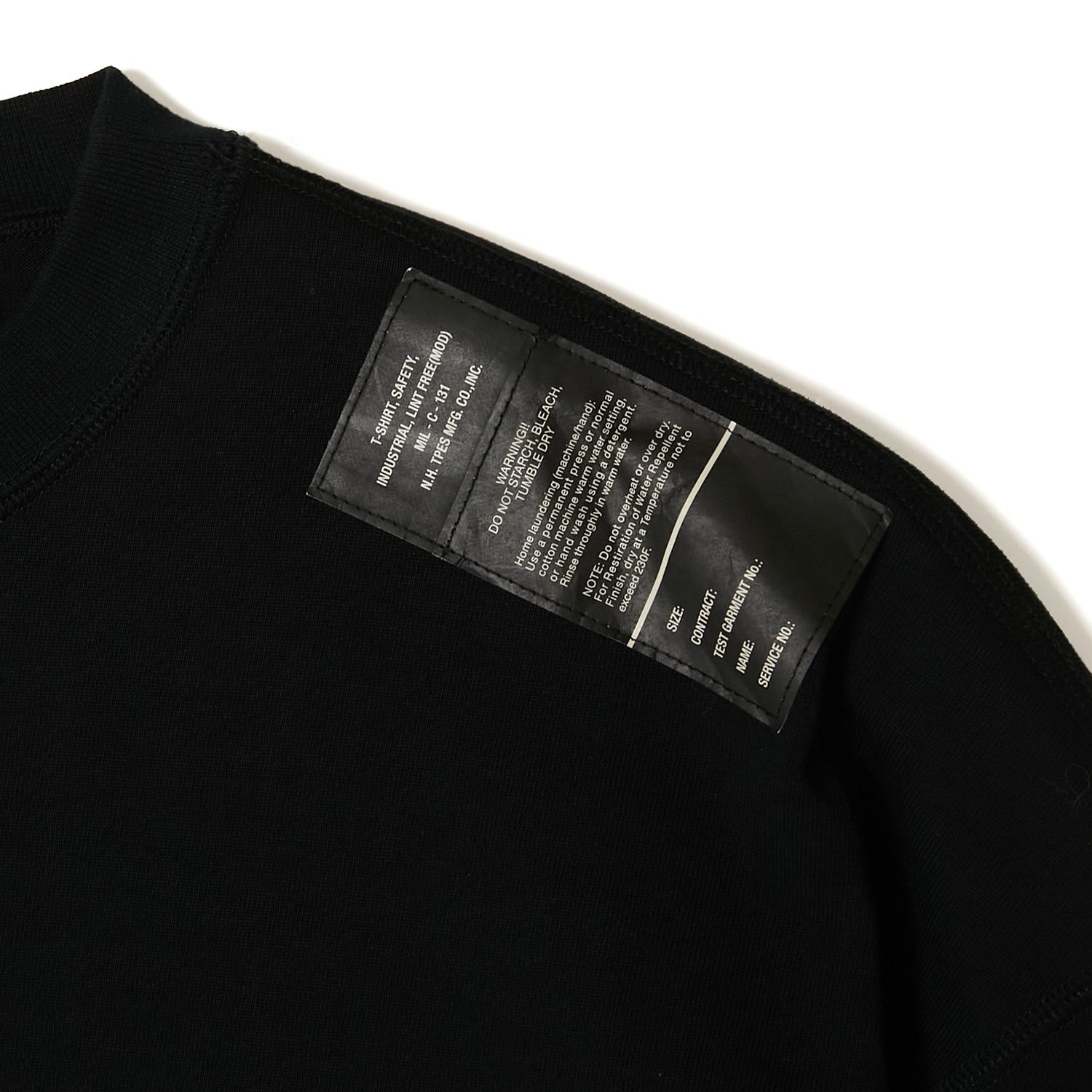 POKET LONG SLEEVE T-SHIRT （BLACK） / ロングスリーブ ポケットTシャツ （ブラック）