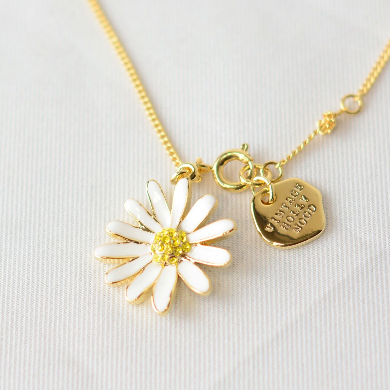 VINTAGE DAISY NECKLACE (GOLD)