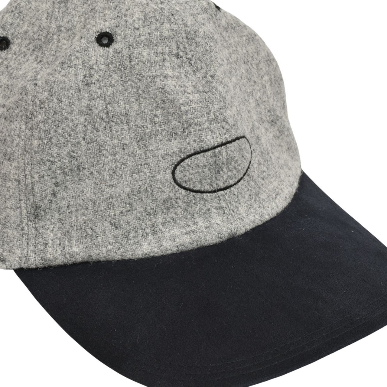 British Tweed Wool Cap "FANBOY" (LIGHT GRAY)｜ツイード キャップ｜Y01019