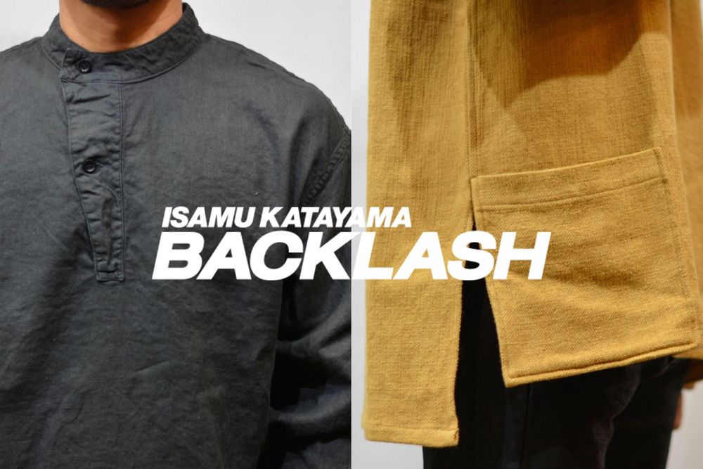 ISAMUKATAYAMA BACKLASH 【独特なハリ感や涼しげな印象が魅力のリネンカットソー】