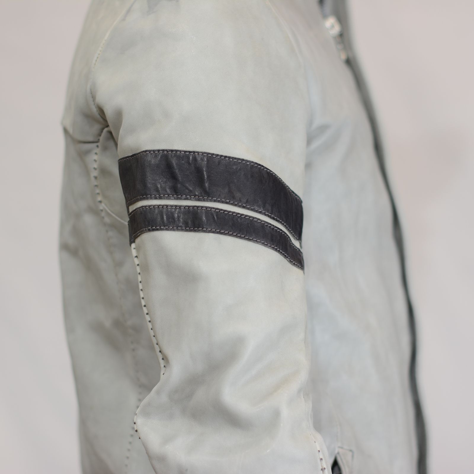 HORSE LEATHER NO COLLAR MOTO LINED DRT-1/S