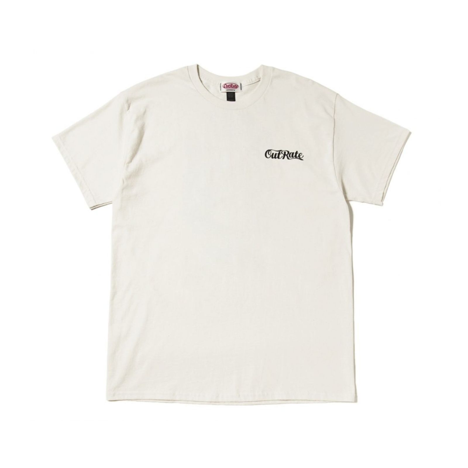 CAT RATE TEE (NATURAL)｜キャット 猫 Tシャツ｜CR-25SS003