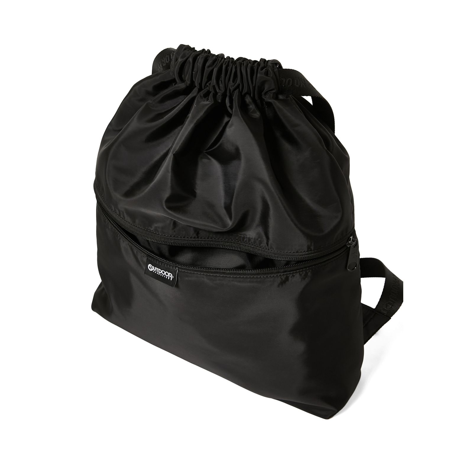 N.HOOLYWOOD COMPILE × OUTDOOR PRODUCTS / DRAWSTRING BACKPACK （BLACK / ブラック）｜バックパック｜2261-AC03
