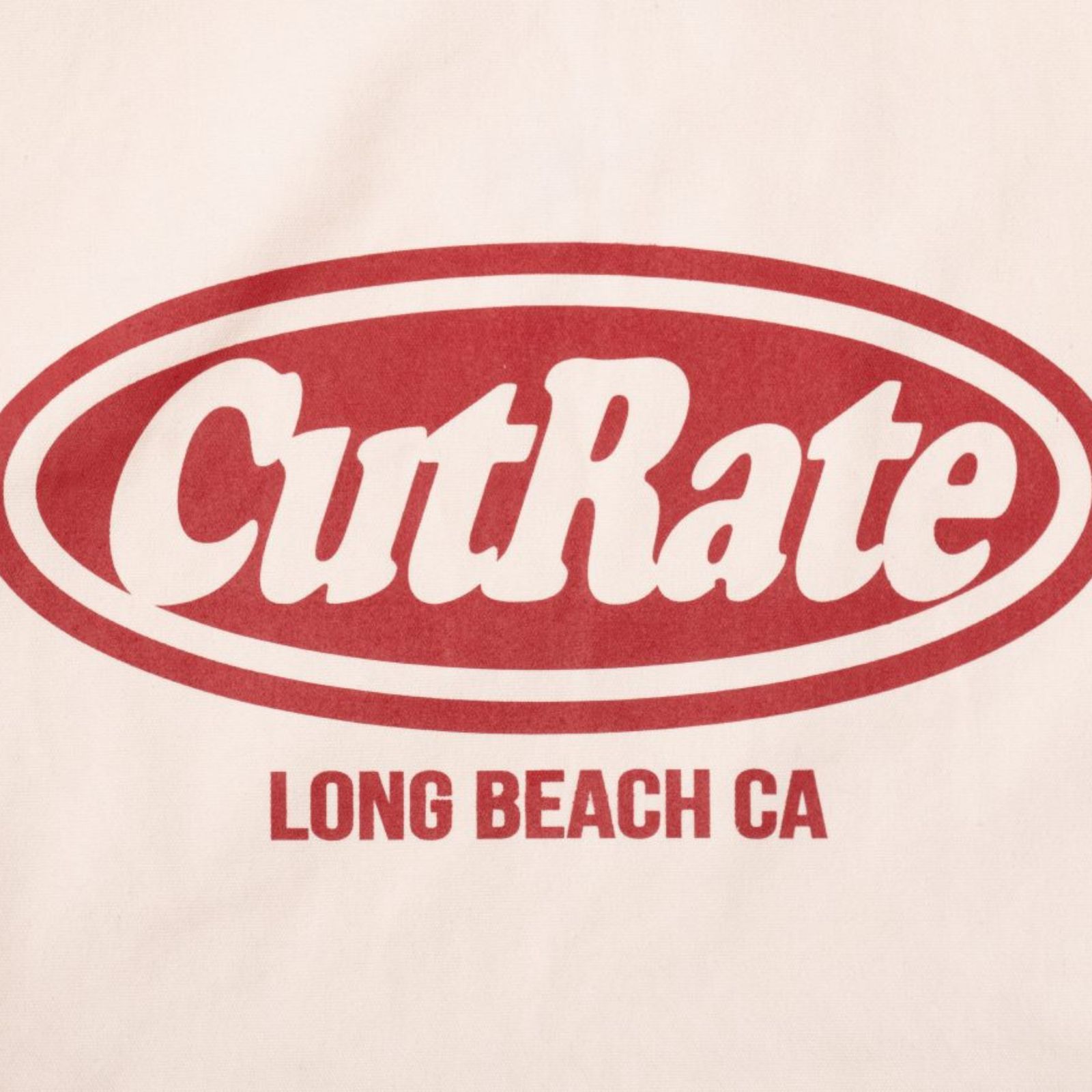 CUTRATE LOGO 3WAY TOTE BAG (NATURAL) / トートバッグ