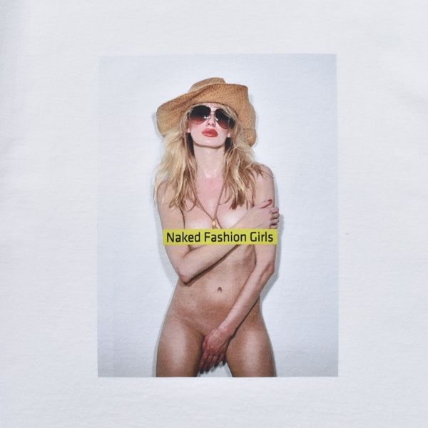 × STIE-lo  Mike Dowson Naked Tee （WHT / ホワイト）｜プリントTシャツ｜STLMD001