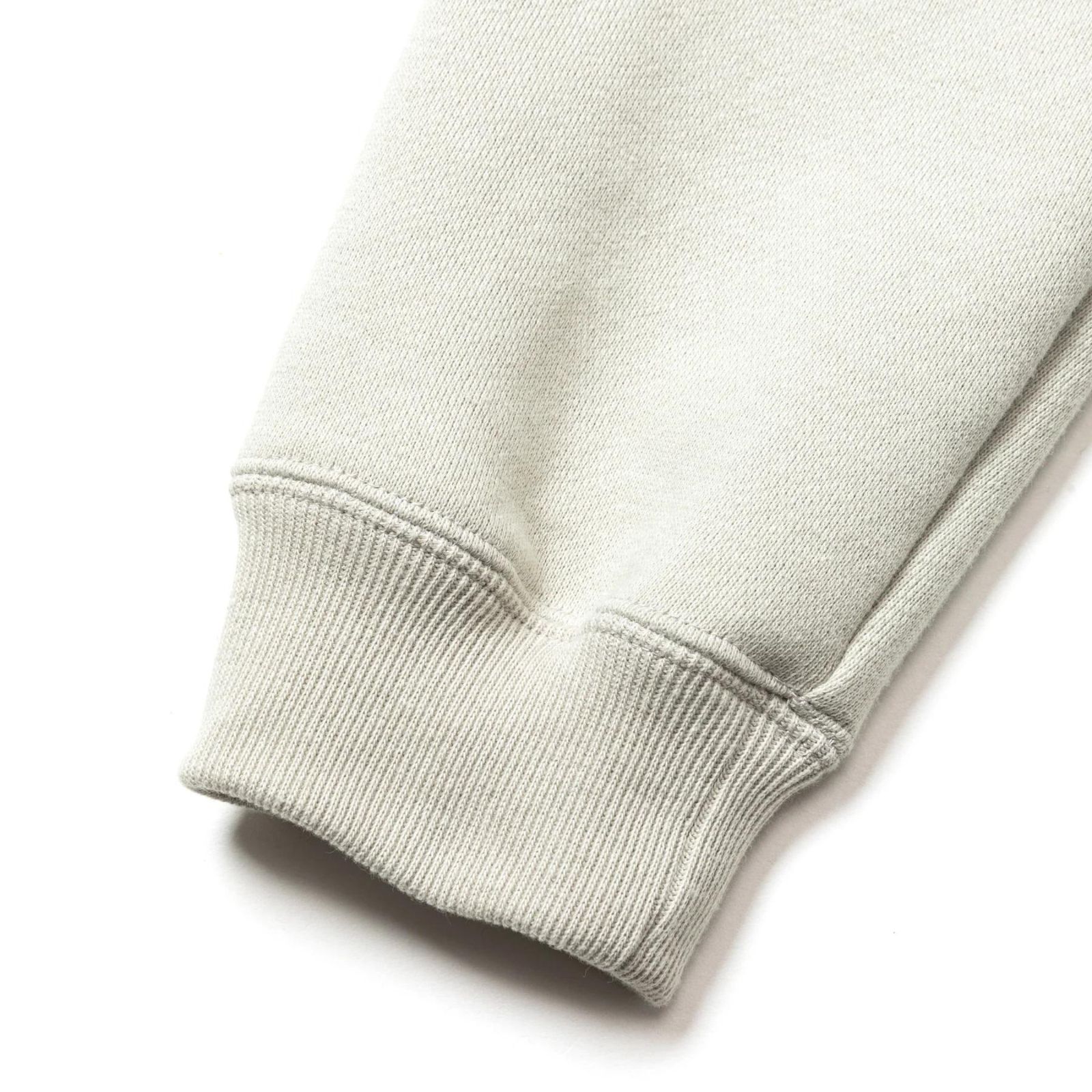 BICOLOR CREW NECK SW (BEIGE / BROWN) / バイカラー クルーネック スウェット トレーナー