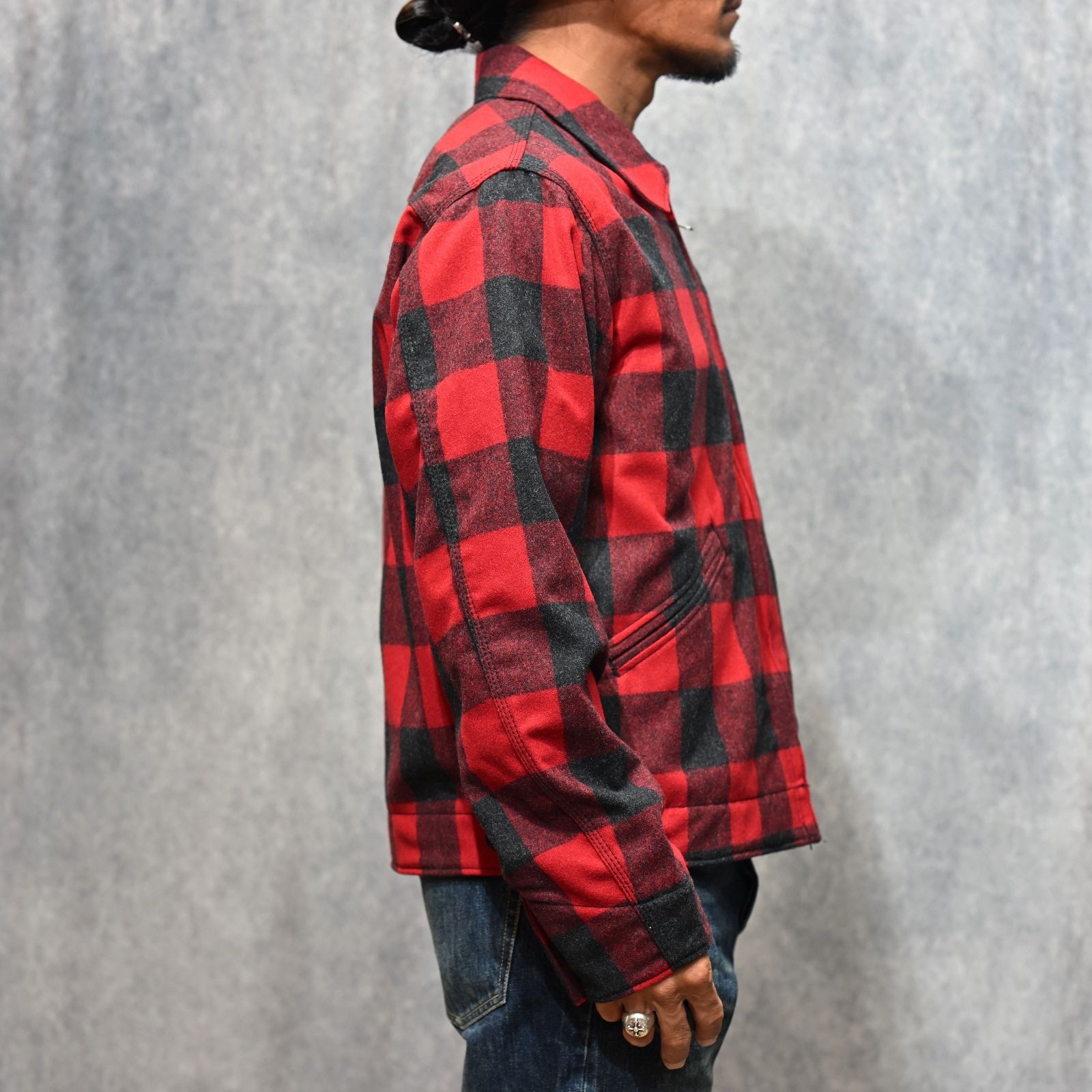 PENDLETON W.Plaid Zipup Work JKT （RPT）｜ペンドルトン ジップアップ ワークジャケット｜MND-PDL801