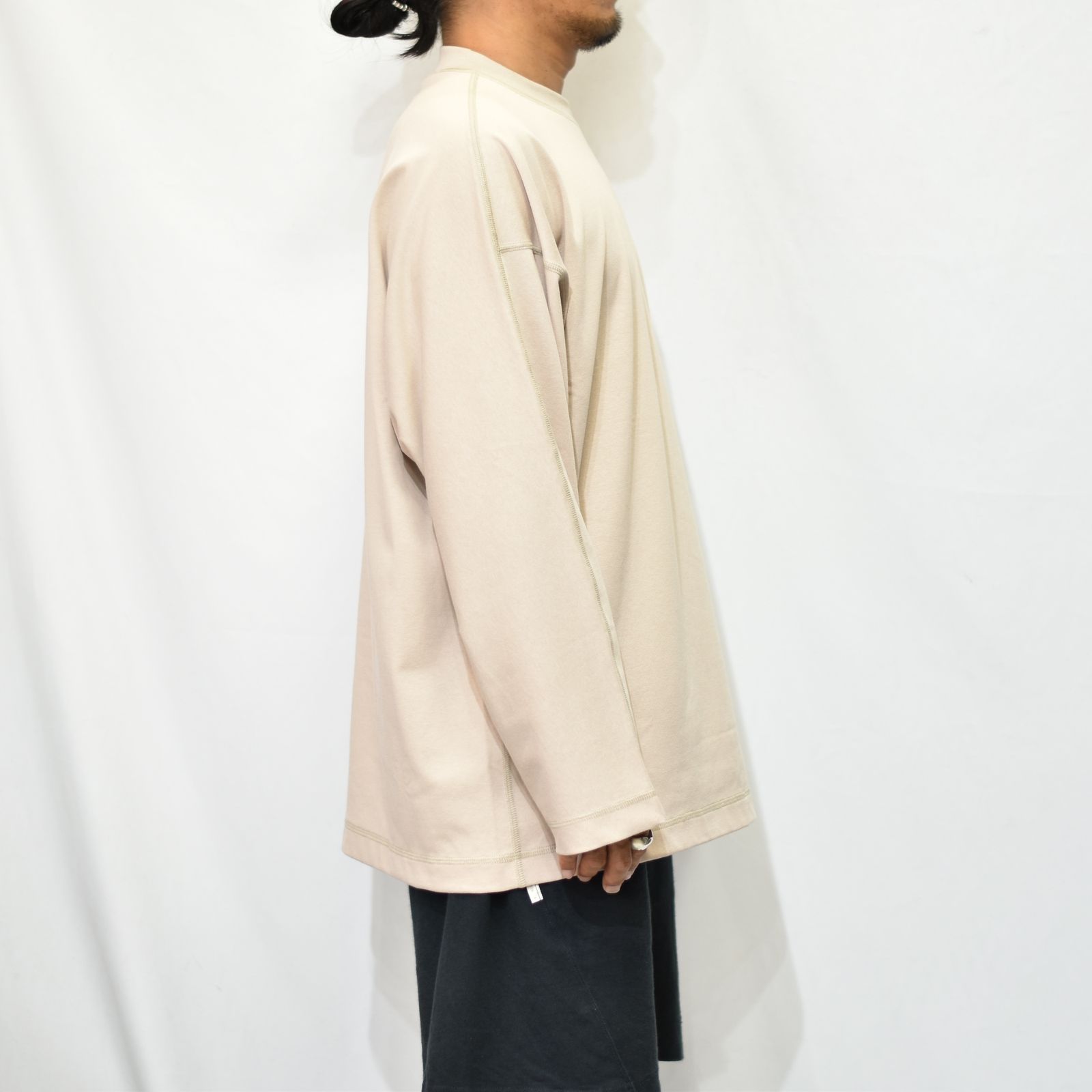 T-SHIRT/SWEATER （BEIGE）  長袖カットソー ロングスリーブ