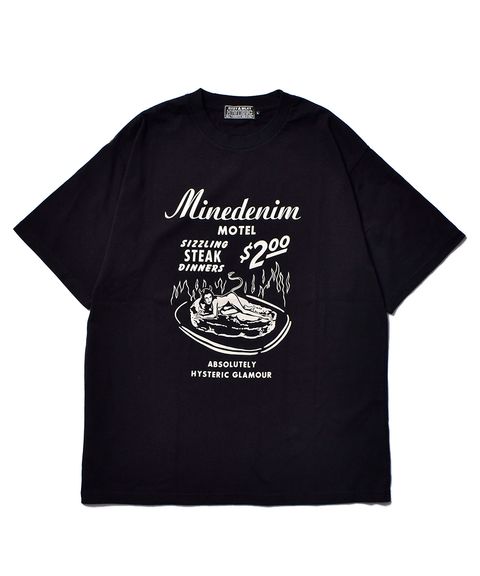 【12月24日発売】 ×HYSTERIC GLAMOUR T-SH / BLK