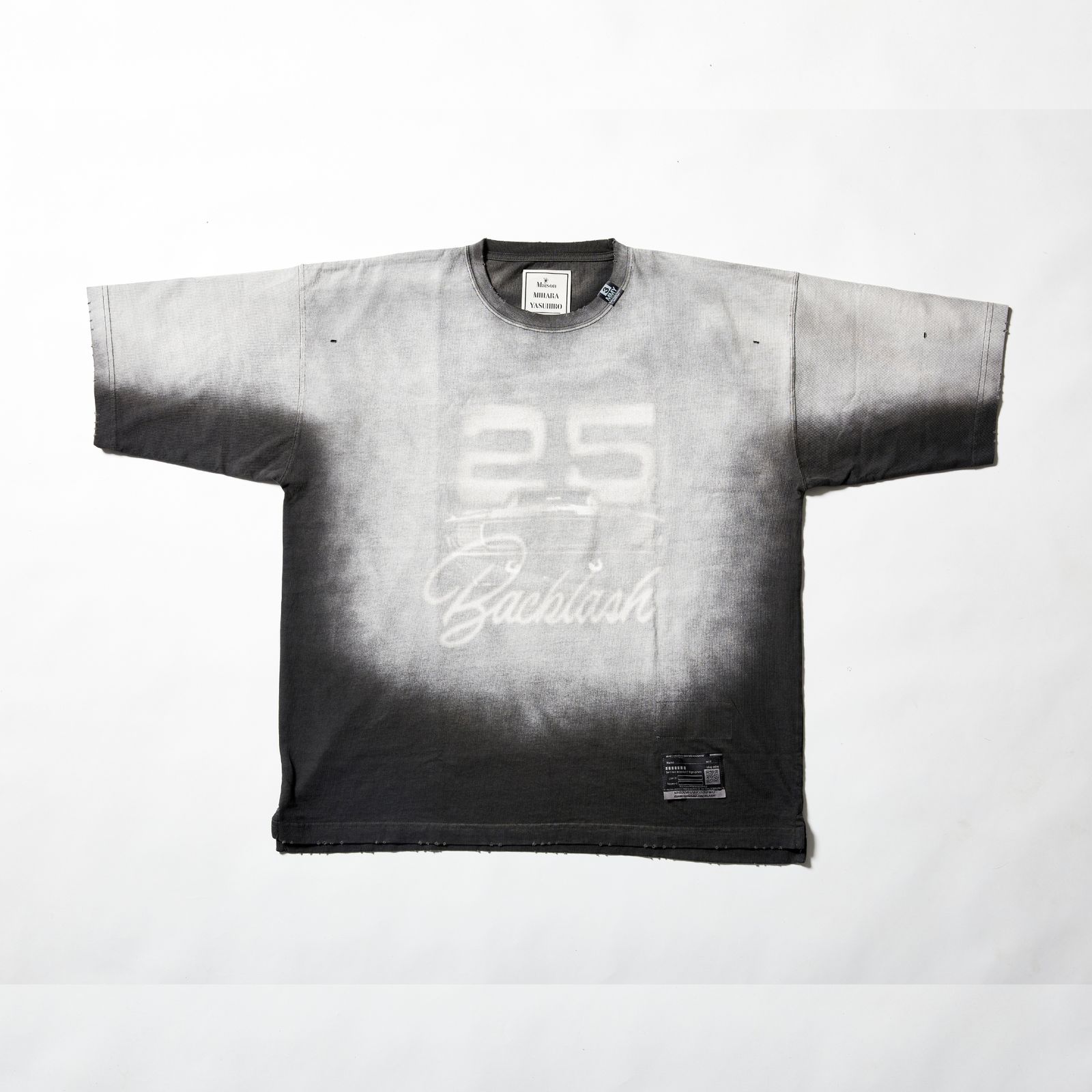 ［25周年記念］ × Maison MIHARA YOSUHIRO 硫化染めTシャツ （BEIGE / ベージュ） MB-25-SH-03C