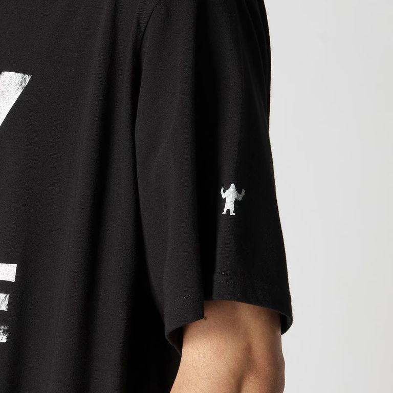yohji yamamoto - YYH PT SHORT SLEEVE T （BLACK） ロゴ
