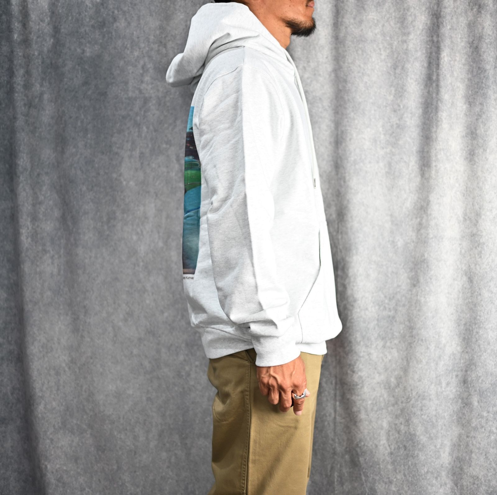 WIND AND SEA×MINEDENIM Photo Hoodie （LGY / ライトグレー）