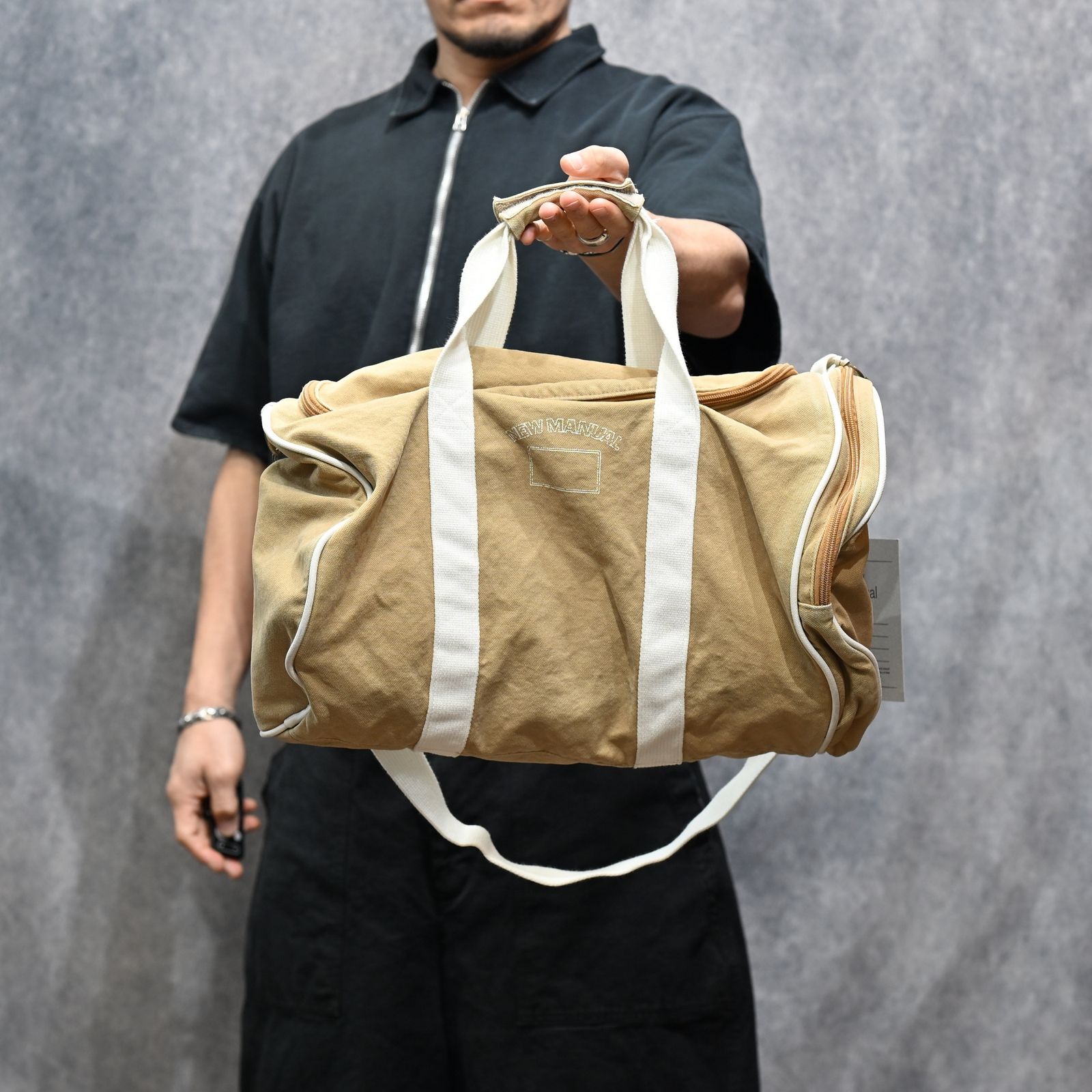 "SOUVENIR" DRUM BAG （BEIGE） / ドラムバッグ （ベージュ） 2026SS-GD3-YT